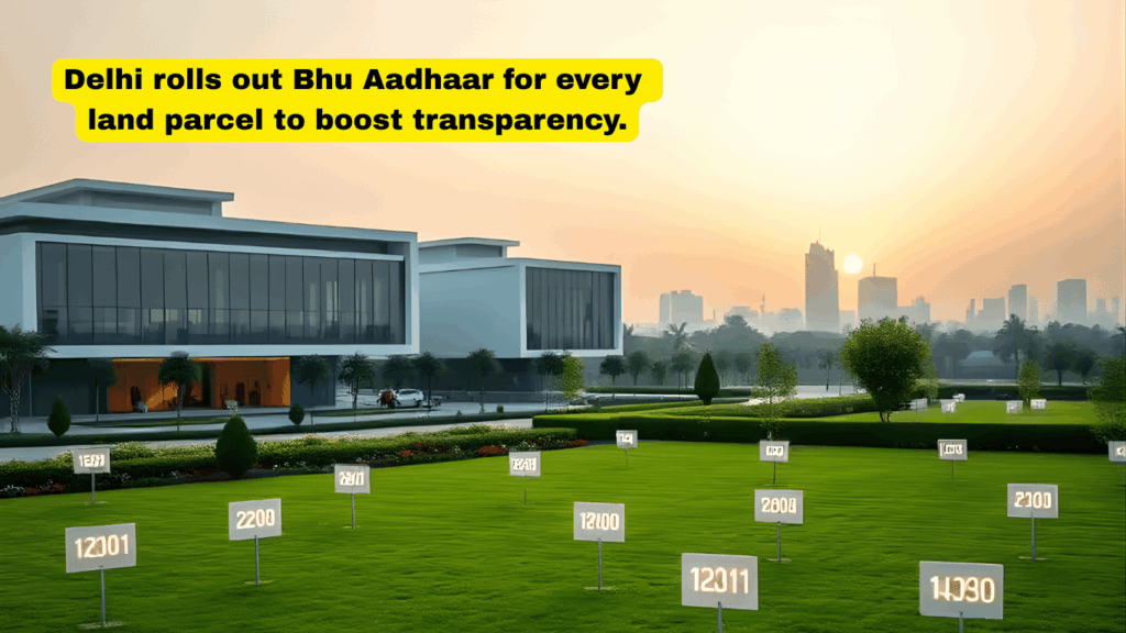 Delhi Launches Bhu Aadhaar to Digitally Identify Every Land Parcel with 14-Digit Unique ID​