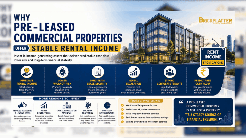 Why Pre-Leased Commercial Properties Offer Stable Rental Income