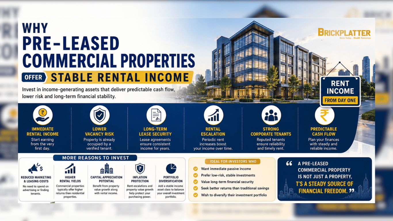 Why Pre-Leased Commercial Properties Offer Stable Rental Income