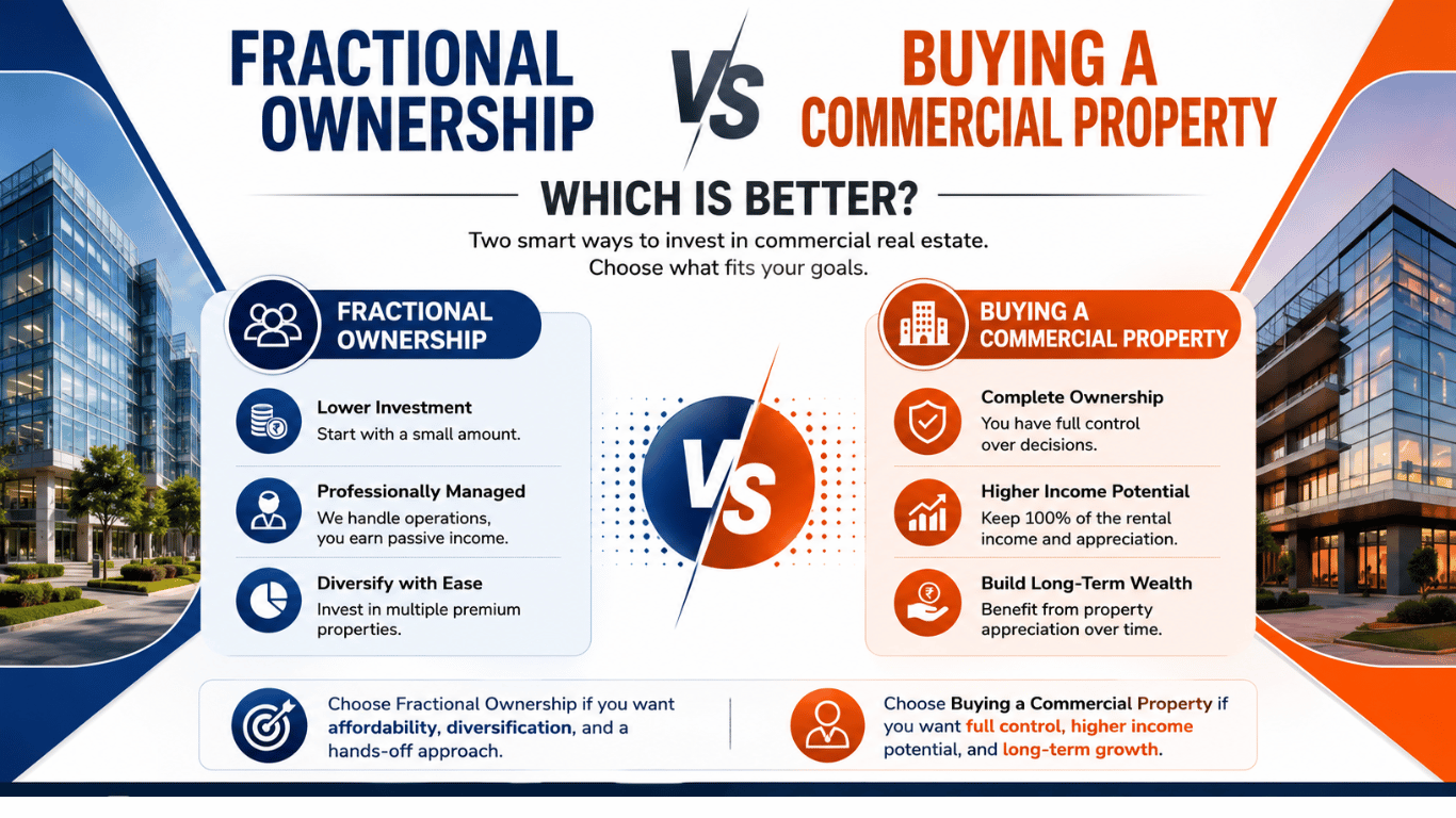 Fractional Ownership vs Buying a Commercial Property: Which Is Better?